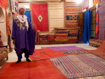 Alfombras como compras imprescindibles en Marruecos