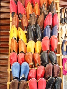 Babuchas de cuero como compras imprescindibles en Marruecos