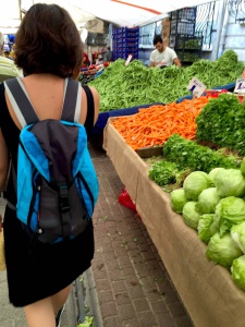 Verduras en el mercado de Fatih que ver en Estambul