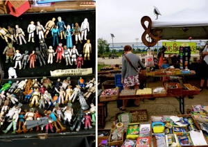 Juguetes vintage en el Brooklyn Flea Market de Nueva York