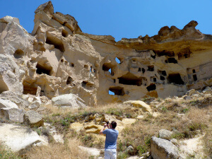 Antiguo pueblo de Cavusin que ver en Capadocia en Turquía