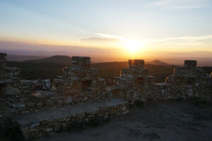 Atardecer en el Castillo de Begur