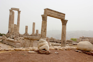 Restos romanos de la Ciudadela que ver en Ammán