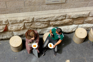 Comiendo en El Balad que ver en Ammán