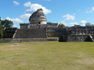El Caracol en Chichen Itzá en Riviera Maya
