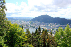 Funicular hacia el Monte Floyen que ver en Bergen