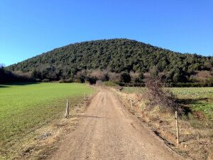 Volcán del Croscat en La Garrotxa en Catalunya