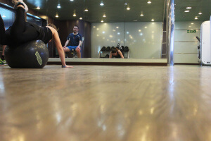 Gimnasio dentro de Grimaldi Lines