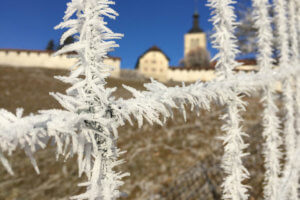 Muralla de Gruyeres en Suiza