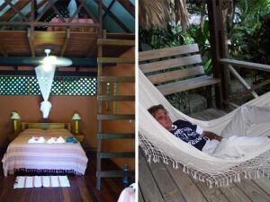 Hotel Azania Bungalows en Puerto Viejo en Costa Rica