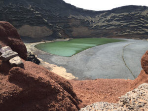 Lago Verde en Lanzarote