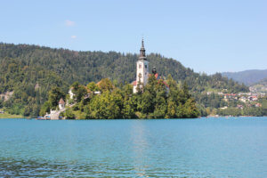 Iglesia en el Lago de Bled