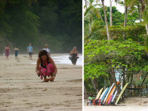 Playa de Cocles en Puerto Viejo en Costa Rica