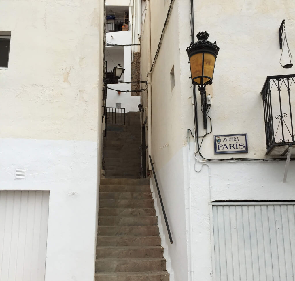 Mojacar pueblo escaleras