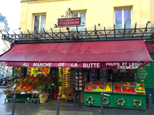 Frutería de Amelie en Montmartre que ver en París
