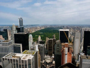 Vistas desde el Empire State Building en Nueva York