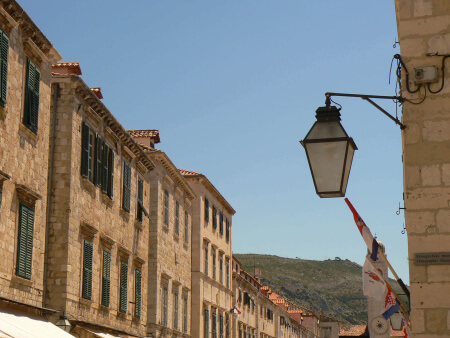 Calle principal que ver en DUbrovnik
