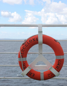 Salvavidas de Grimaldi Lines