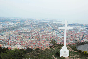 Vistas desde el Monte de Saint Clair en Sète