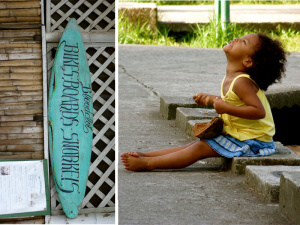 Tabla de surf en Puerto Viejo en Costa Rica