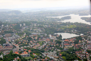 Teleférico hacia el Monte Ulriken que ver en Bergen