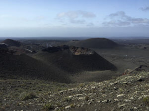 Volcan en el Timanfaya en Lanzarote